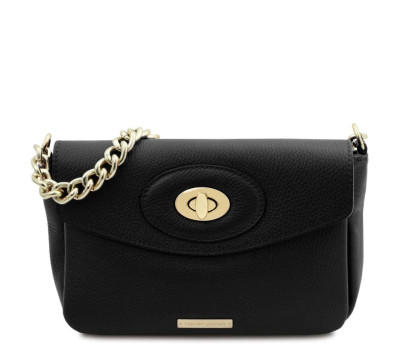 Жіноча італійська шкіряна сумка Tuscany TL142288 з ланцюжком