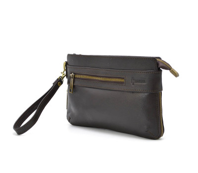 Мужской кожаный клатч-барсетка GC-8188-4lx TARWA коричневый