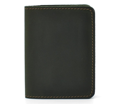 Обкладинка шкіряна для ID паспорта прав зелена TARWA RE-5011-4sa