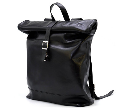 Ролл-ап кожаный рюкзак TARWA GA-3463-4lx