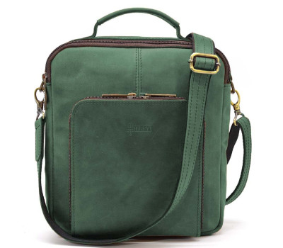 Мужская сумка на плечо с ручкой лошадиная кожа RE-6016-3md TARWA