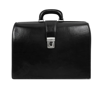 Большой кожаный портфель - The Firm - черный Time Resistance 5216501