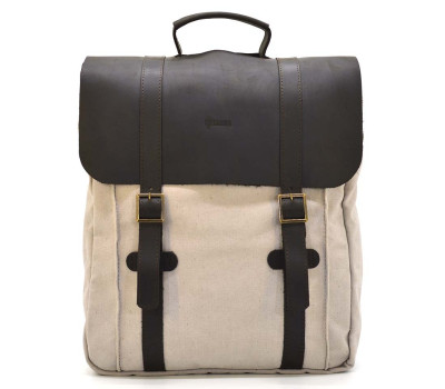 Сумка рюкзак для ноутбука канвас TARWA RCj-3420-3md слонова кістка