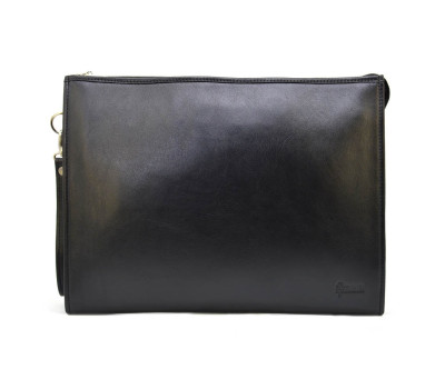 Шкіряна папка з ручкою для документів А4 чорна GA-7161-4lx TARWA