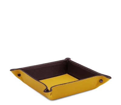 Шкіряний лоток для паперів та речей офісний TL142159