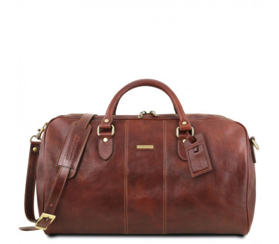 Lisbona Дорожня шкіряна сумка-даффл - Великий розмір Tuscany TL141657