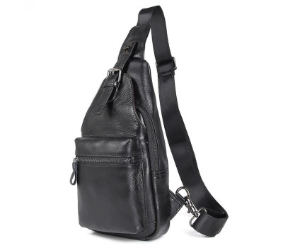 Чоловік шкіряний міні-рюкзак на одне плече JD4012A від John McDee