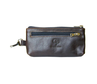 Ключниця Borsetta темно коричнева Grande Pelle 401620