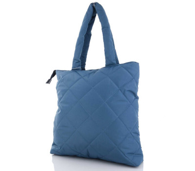 Женская сумка «Мила» кубик синяя WeLassie