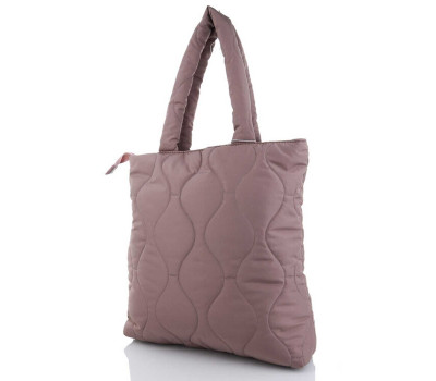 Женская сумка «Мила» волна пудрово-бежевая WeLassie