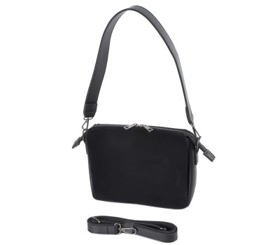 813 сумка замш чорна Lucherino