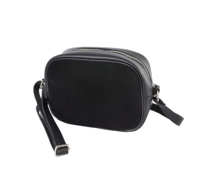 742 сумка замш чорна Lucherino