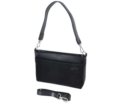 754 сумка замш чорна Lucherino