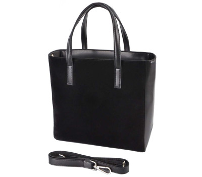 776 сумка замш чорна Lucherino