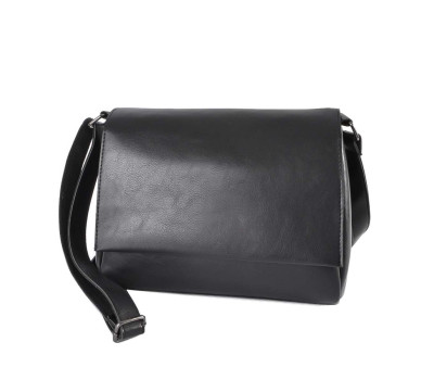 816 сумка екошкіра чорна Lucherino