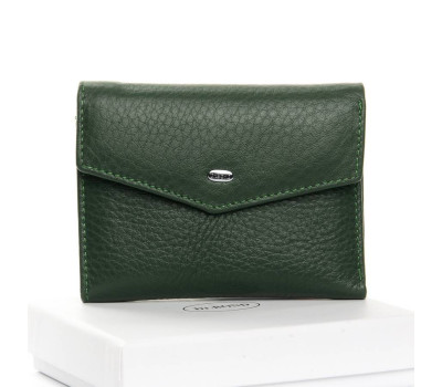 Гаманець Шкіряний Жіночий Classic DR. BOND WS-3 dark-green Podium