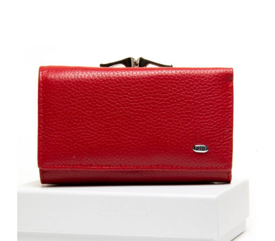 Гаманець Шкіряний Жіночий Classic DR. BOND WS-10 red Podium