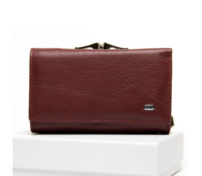 Гаманець Шкіряний Жіночий Classic DR. BOND WS-10 dark-red Podium