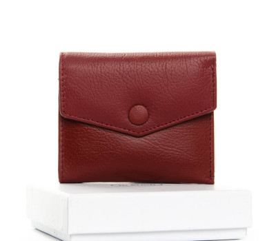 Гаманець Шкіряний Жіночий Classic DR. BOND WS-20 dark-red Podium