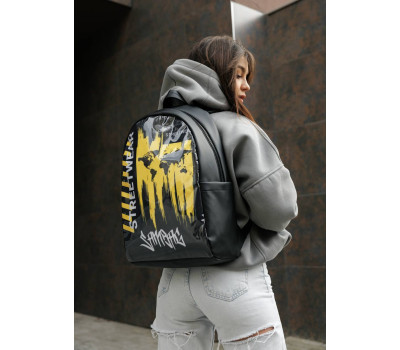 Рюкзак Sambag Zard LTT черный принт "Street"