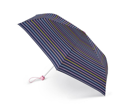 Парасолька жіноча Fulton L553-041253  Superslim-2 Rainbow Pinstripes (Різнокольорові полоси)