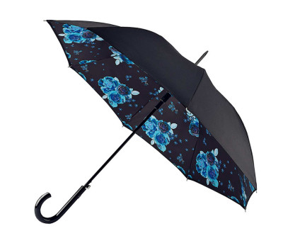 Парасолька жіноча Fulton L754-041277 Bloomsbury-2 Night Sky Flowers (Квіти нічного неба)