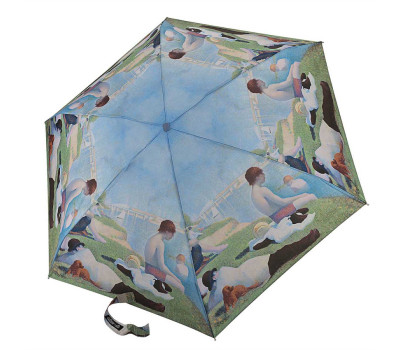 Міні парасолька жіноча Fulton L794-041284 National Gallery Tiny-2 Seurat Bathers at Asnieres (Купальщики в Аньере)