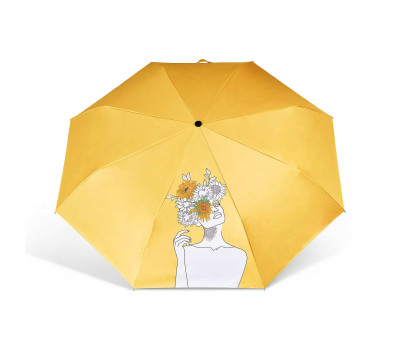 Парасолька жіноча Fulton L884-041079 National Gallery Minilite-2 UV Sunflowers (Соняшники)