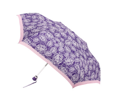 Парасолька жіноча Fulton L926 Curio-2 UV Sketchy Rose (Ескіз троянди)