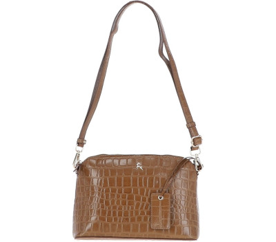 Сумка жіноча Ashwood 63787 TAN/CROC (Рудий)