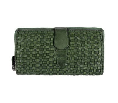 Вінтажний гаманець жіночий Ashwood D84 GREEN