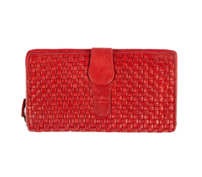 Вінтажний гаманець жіночий Ashwood D84 RED