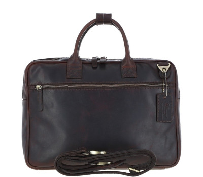 Cумка чоловіча для ноутбука Ashwood K46 Brown (Коричневий)
