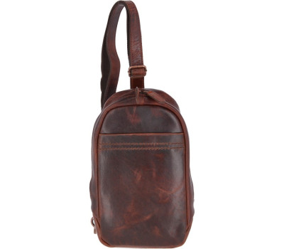 Cумка нагрудна Ashwood PERRY Vintage Tan (Рудий)