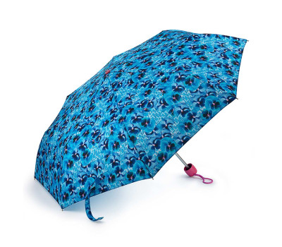Парасолька жіноча Fulton L354-040911 Minilite-2 Cool Pansy (Анютини очі)