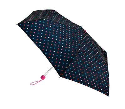 Парасолька жіноча Fulton L553-041239 Superslim-2 Ditsy Hearts (Сердечки)