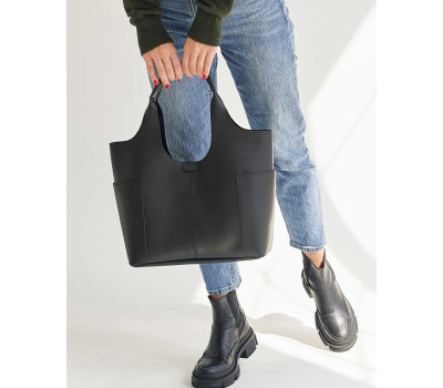 Жіноча сумка «Жаклін» чорна WeLassie