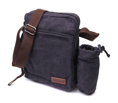 Текстильна сумка з чохлом для води Vintage 22208 Чорний