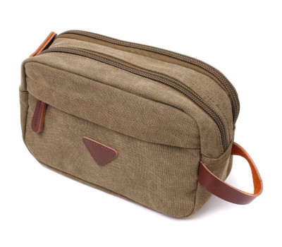 Чоловіча барсетка на два відділення з якісного текстилю Vintage 22231 Оливковий