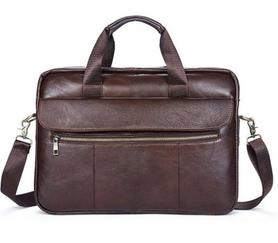 Сумка мужская под ноутбук Vintage 14751 Коричневая