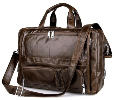Сумка мужская Vintage 14216 Коричневая