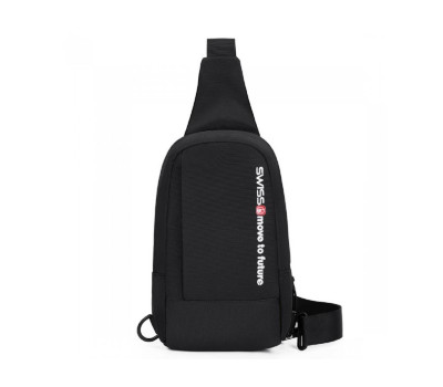 Текстильна чоловіча сумка через плече Confident AT09-T-24006A