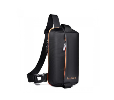 Текстильна сумка слінг чорного кольору Confident ATN02-Z0344A