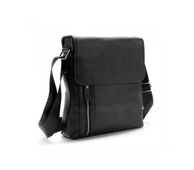 Месенджер чорний з клапаном Tiding Bag M56-17195A