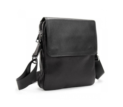 Шкіряний месенджер з клапаном на два відділи Tiding Bag M56-3508A