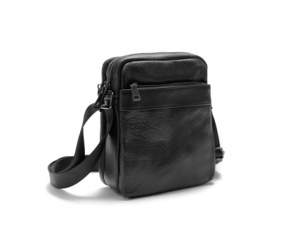 Шкіряний чоловічий месенджер на два відділення Tiding Bag M56-2001A