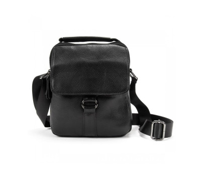 Шкіряний чоловічий месенджер на два відділення з ручкою Tiding Bag M56-2050A