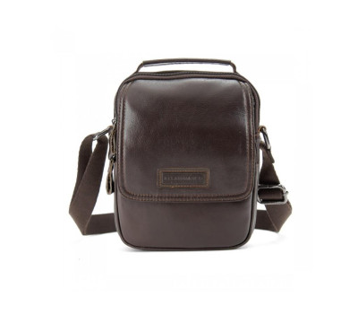 Месенджер шкіряний коричневий Ruff Ryder RR-9138DB