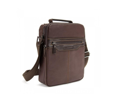 Месенджер коричневий натуральна шкіра Ruff Ryder RR-4083-2DB