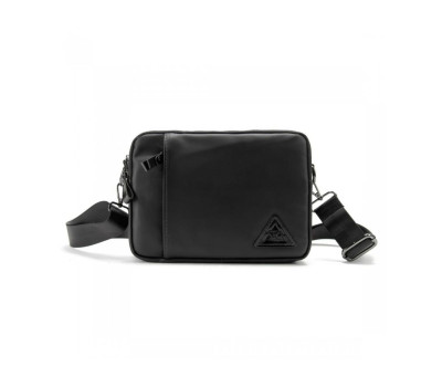 Месенджер чорний горизонтальний із гладкої шкіри Ruff Ryder RR-4161-1A